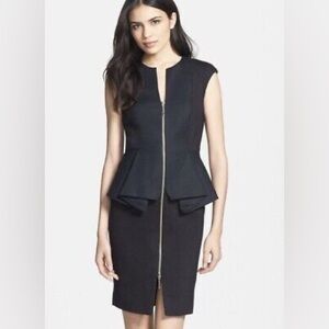 Ted Baker structured zip detail dress size 10 Ted 4